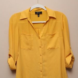 BCX Women’s Yellow Office Top